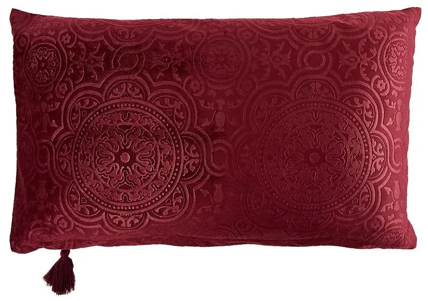 Obliečka Orient Velvet bordová 30x50 Merkury Home