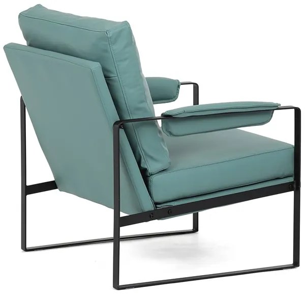 Autronic BONTEC Kreslo, modrá, ekokoža, AK-282 BLUE Farba: Modrá