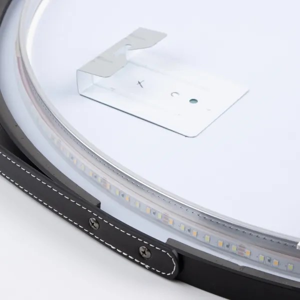 BRILAGI-LED Kúpeľňové zrkadlo VERESE LED/19W/230V 60 cm čierna IP44 CRI 90 stmievateľné + CCT