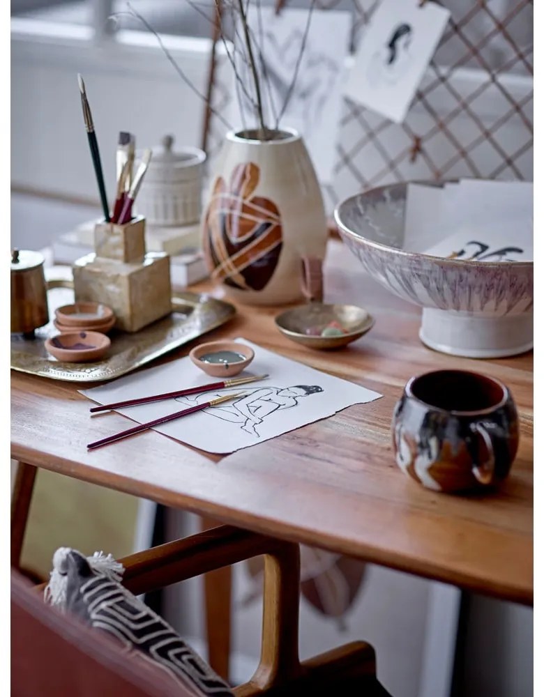 Kameninová váza Bloomingville Jona, výška 18 cm