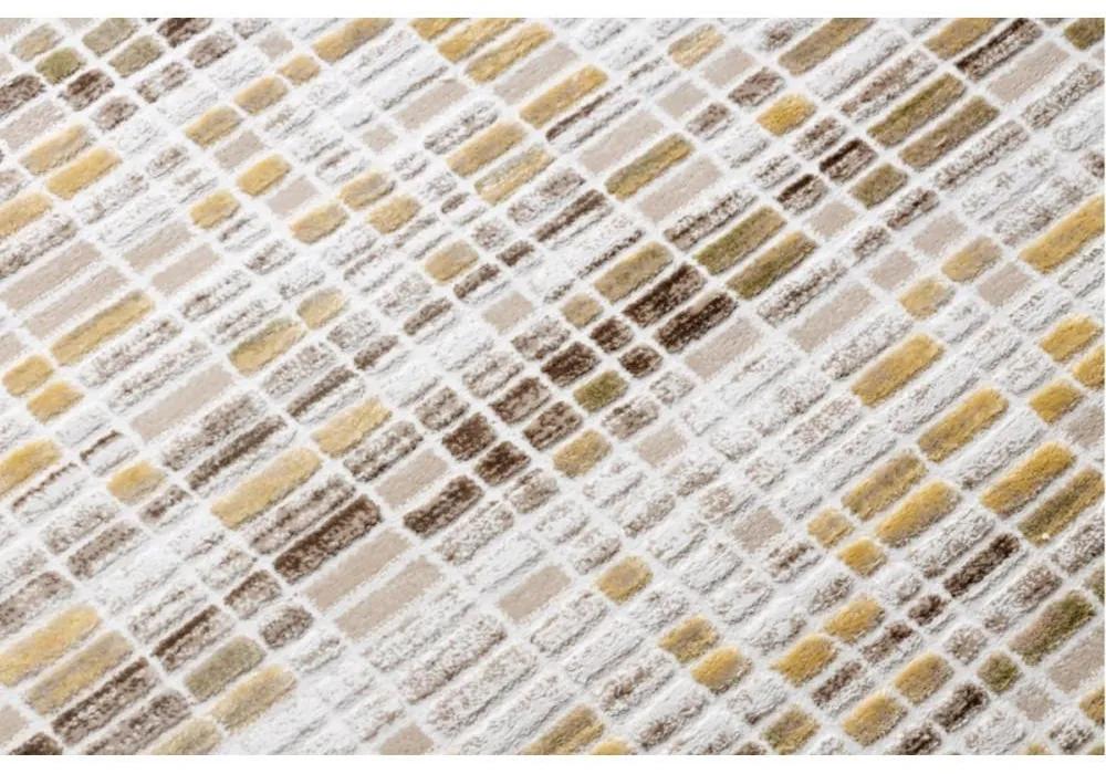 Luxusný kusový koberec akryl Edan žltý 80x150cm
