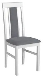 Jedálenská stolička NILO 2 Tkanina 11B Biela
