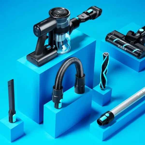 Niceboy ION Hurricane H5 Plus- Bezdrôtový tyčový vysávač 2v1 140W/2200 mAh čierna