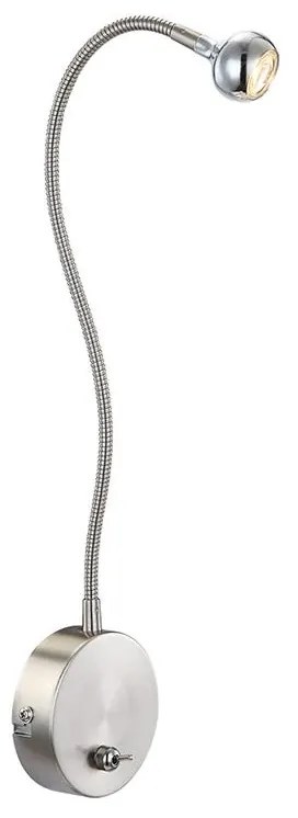 Globo 24109W - LED Flexibilná lampička SERPENT 1xLED/3W/230V