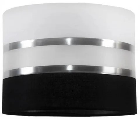 Luster na lanku CORAL 3xE27/60W/230V čiernobiela