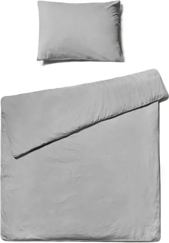 Bavlnené obliečky CALMORA svetlosivé Rozmer obliečky: 2 ks 70 x 90 cm | 160 x 220 cm