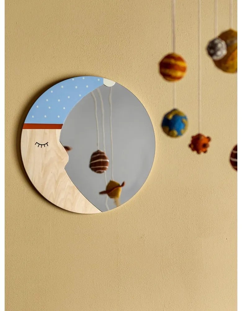 Detské zrkadlo Moony – Bloomingville Mini