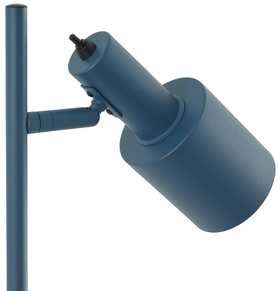 Moderná stojaca lampa modrá 2-svetelná - Stijn
