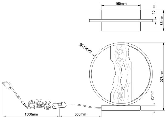 Brilliant - LED Stolná lampa CHAUMONT LED/7,5W/230V