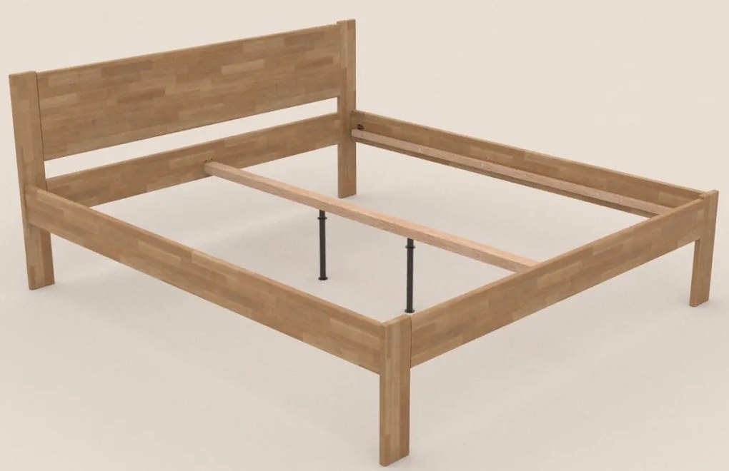 Posteľ Fava 180x200 cm, prírodný buk