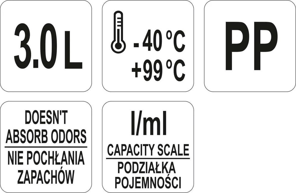 Yato Gastro Džbán s odměrkou 3000ml YG-07287