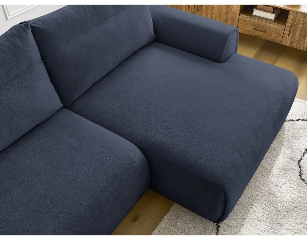 Tmavomodrá rohová pohovka Aden – Bobochic Paris