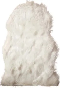 Imitácia ovčej kože 50x70 cm, biela%