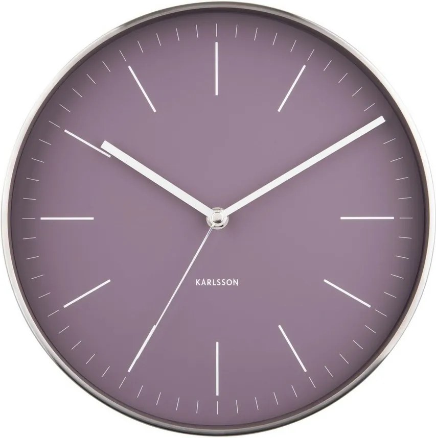 Karlsson 5732PU dizajnové nástenné hodiny, pr. 28 cm