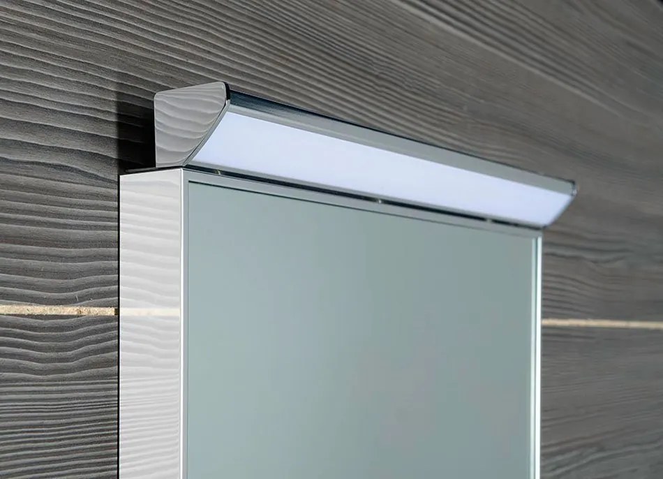 Sapho, BORA zrkadlo v ráme s LED osvetlením a s prepínačom 600x800mm, AL768
