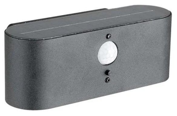 LED vonkajšie solárne nástenné svietidlo so senzorom LED/2,5W/3,7V 3000K IP54