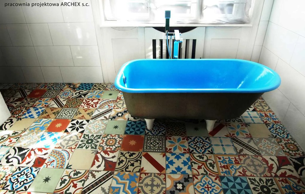 Cementové dlaždice Patchwork viacfarebné | Articima