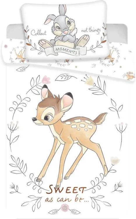 Obliečky do postieľky Bambi Sweet baby, 135x100 cm