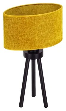 Duolla - Stolná lampa OVAL 1xE27/15W/230V pr. 30 cm hnedá