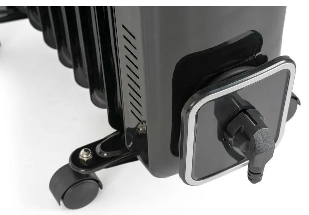 G21 Bromo olejový radiátor, 9 rebier, 2000 W,čierny, M