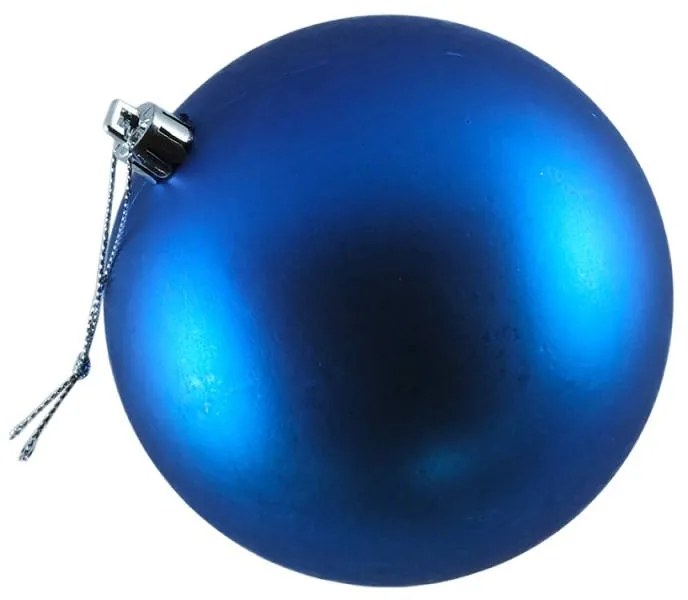 DECOLED Plastová lopta, 10 cm, modrá, 6 x matná