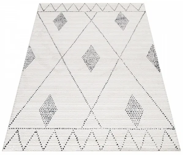 Koberec Berber - TAZNAXT ornament krémový