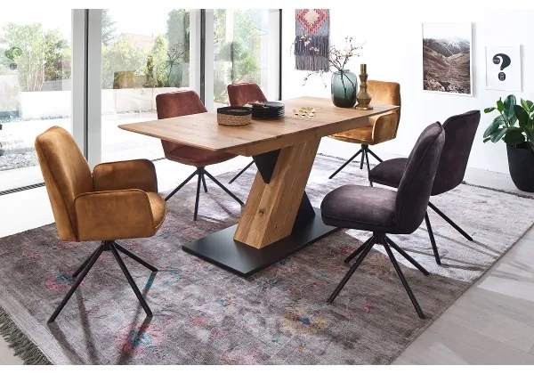 Jedálenská stolička NEXORO 1 ks oranžová