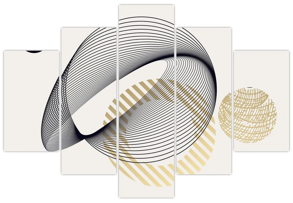 Obraz - Geometrické tvary N⁰3 (150x105 cm)