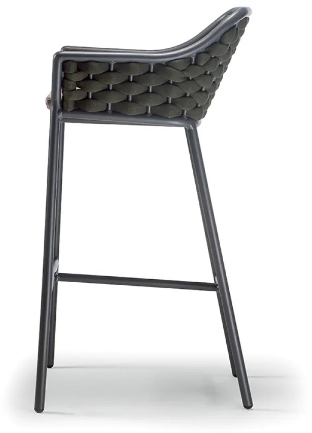 PANAMA barová stolička black/taupe