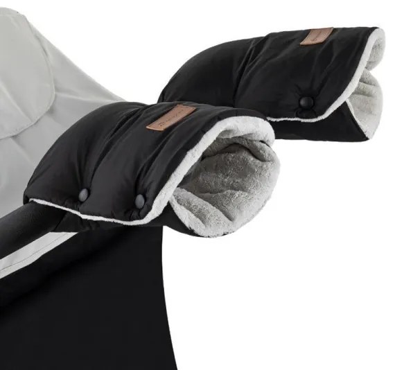 PETITE&MARS - SADA Detský fusak 3v1 JIBOT + rukávniky na kočiar JASIE čierna