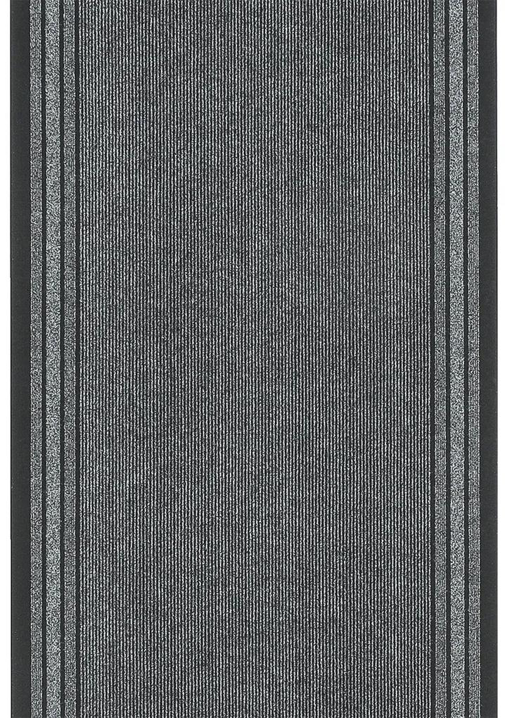 Koberce Breno Behúň REKORD 802, šíře role 80 cm, sivá, viacfarebná
