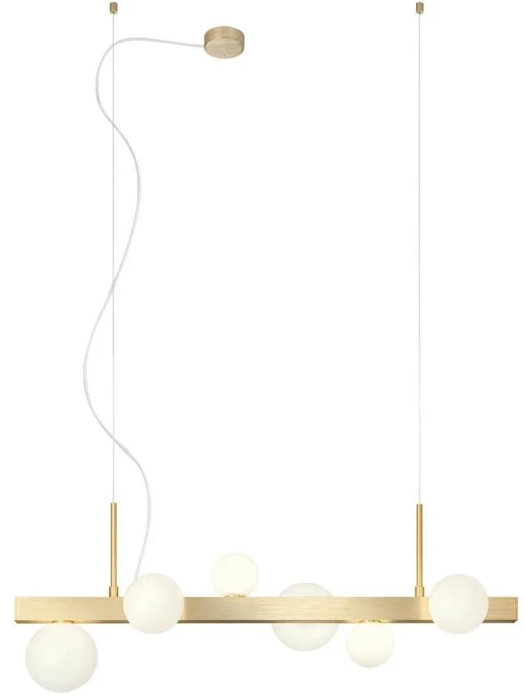 Redo 01-2374 - Luster na lanku GOJI 6xG9/28W/230V zlatá