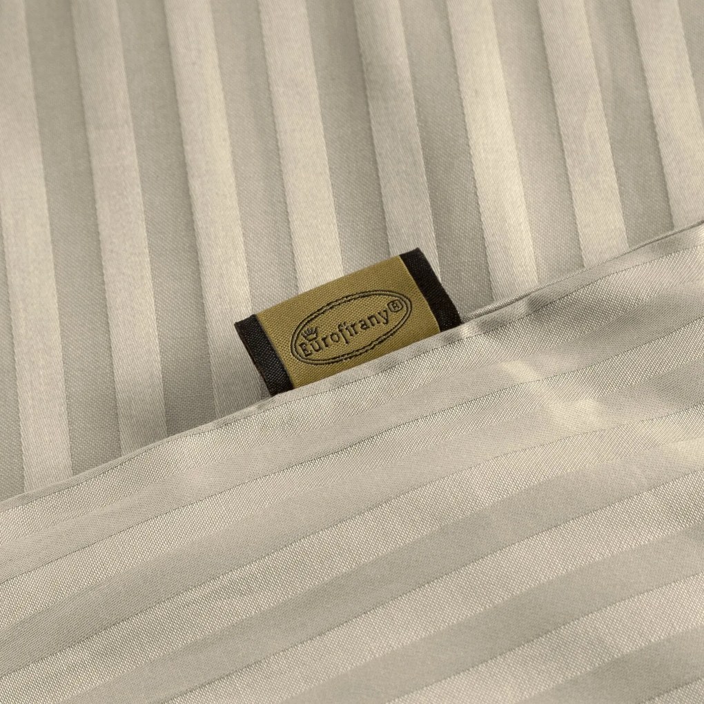 SATÉNOVÉ OBLIEČKY VERA 140X200 CM, 1 KS 70X80 CM BÉŽOVÉ