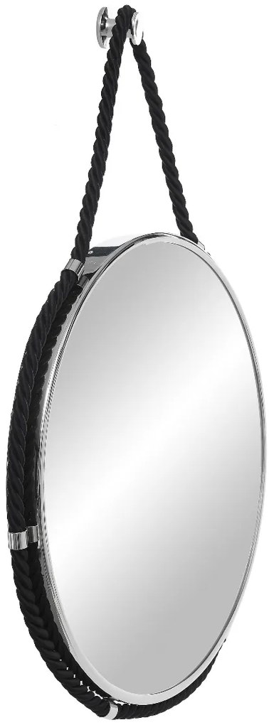 DUKA OKRÚHLE KYVADLOVÉ ZRKADLO 51 CM STRIEBORNÁ 30562