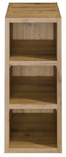 Závěsný koupelnový regál Bella Cashmere 81-20-44 dub artisan