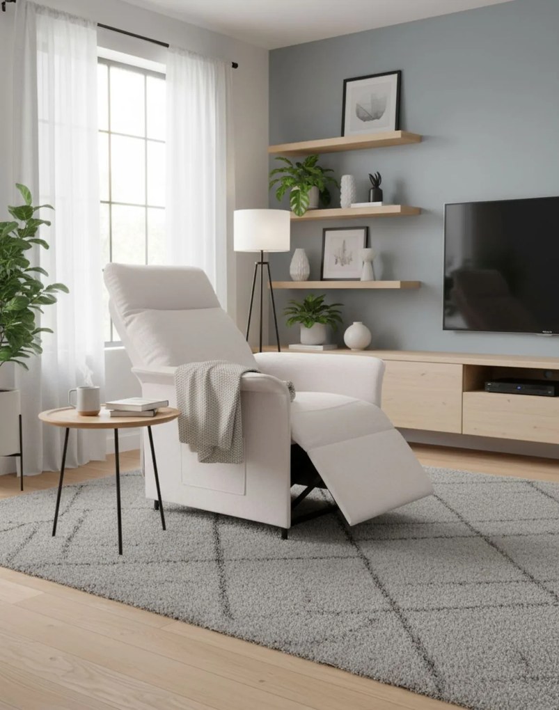 Kreslo Torro elektricky polohovateľné (béžové)