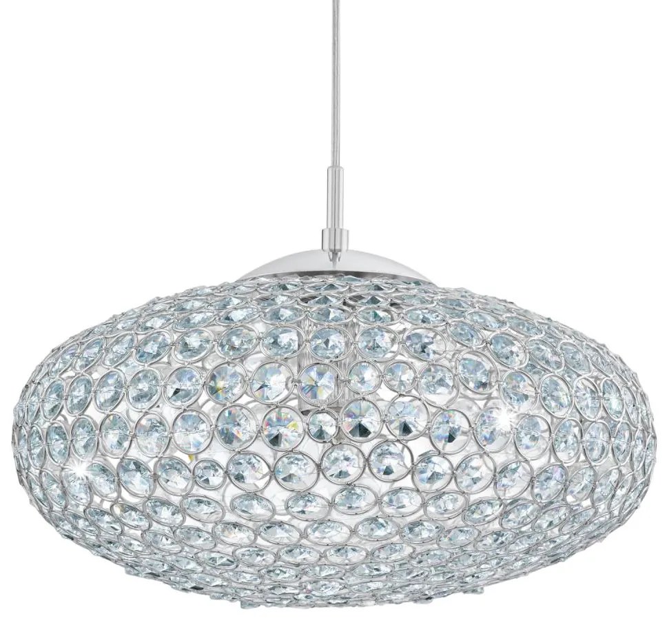 Eglo 95286 - Krištáľový luster CLEMENTE 1xE27/60W/230V EG95286