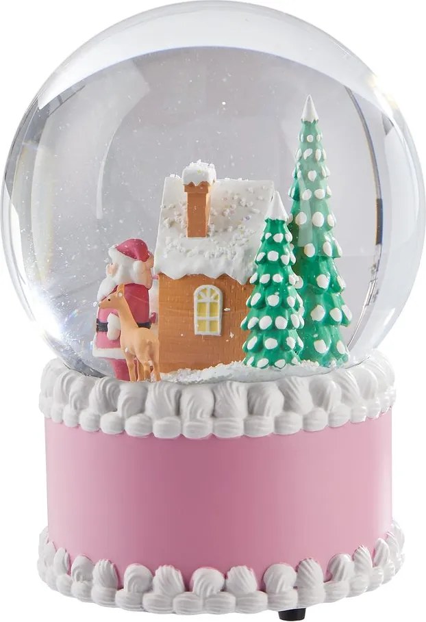X-MAS Snehová guľa hracia 12 cm