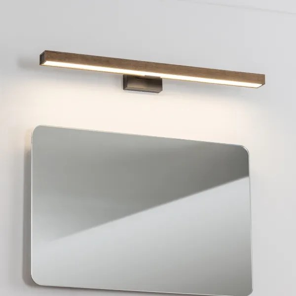 Brilagi-LED Kúpeľňové osvetlenie zrkadla WOODY MIRROR LED/12W/230V IP44 dub/čierna