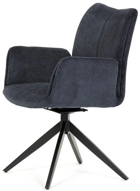 Autronic BONTEC Jedálenská stolička, modrá, látka, HC-993 BLUE2 Farba: Biela
