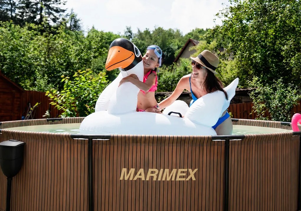 Marimex | Bazén Marimex Florida 4,57 x1,32 m so zabudovaným skimmerom - motív TEAK | 10340322