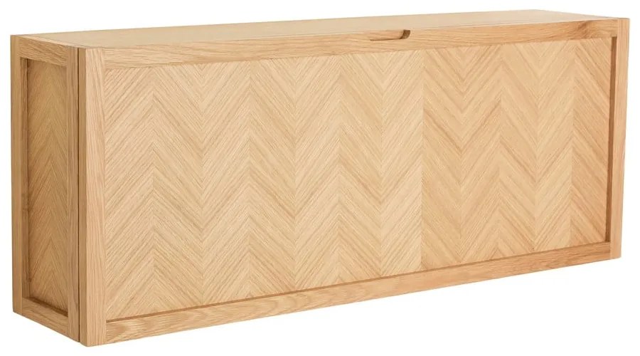 Výklopná závesná skrinka na topánky z dubového dreva Herringbone - Hübsch