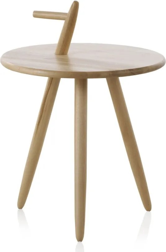 BonamiPríručný stolík z brezového dreva Geese Pure, výška 60 cm