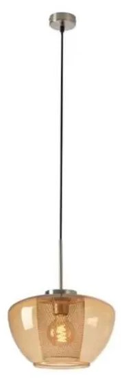 Briloner 4016-017 - Luster na lanku SEVENTIES 1xE27/40W/230V oranžová