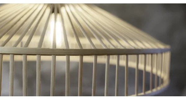 Markslöjd 108783 - Luster na lanku TAPA 1xE27/40W/230V béžová/bambus