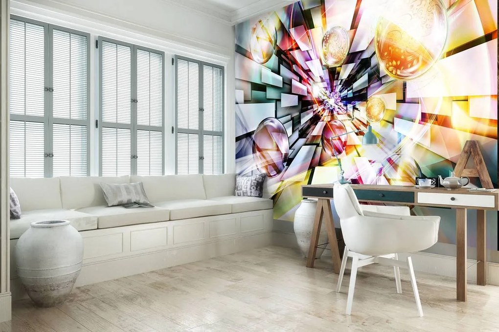 Fototapeta - Abstrakcia 3D (254x184 cm)