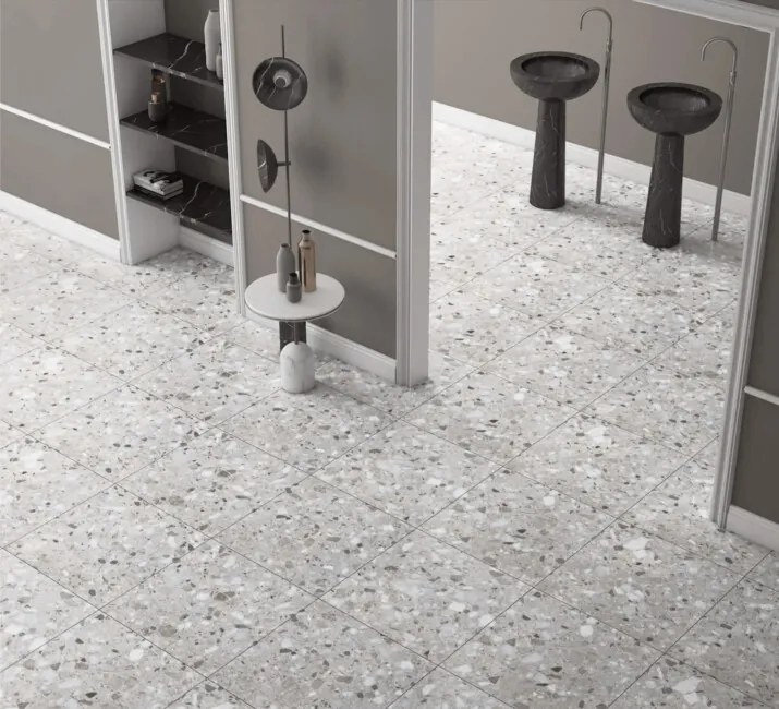 Dlažba Terazzo Grey Matt 60x60 R BA