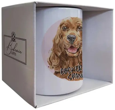 Bohemia Gifts Keramický hrnček - Cocker Spaniel, 350 ml