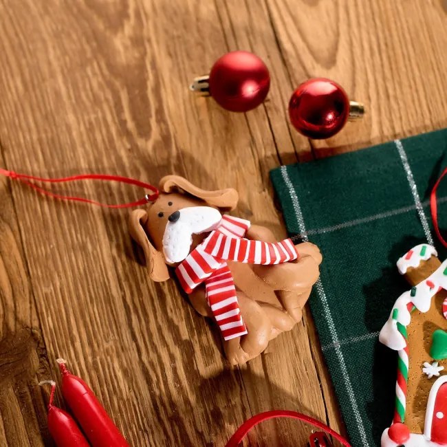 Vianočná ozdoba LIZZY psík 711381