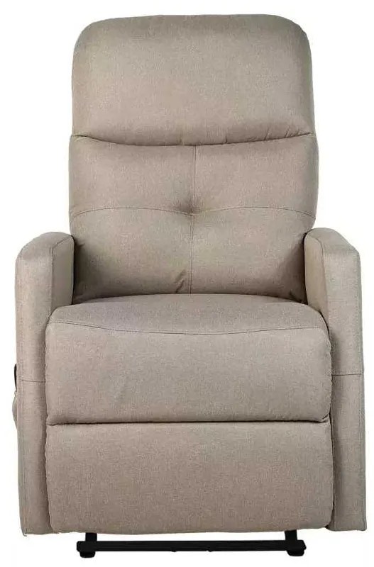 LuxuryForm DESIGN Elektricky polohovateľné televízne kreslo SEMIR - béžové